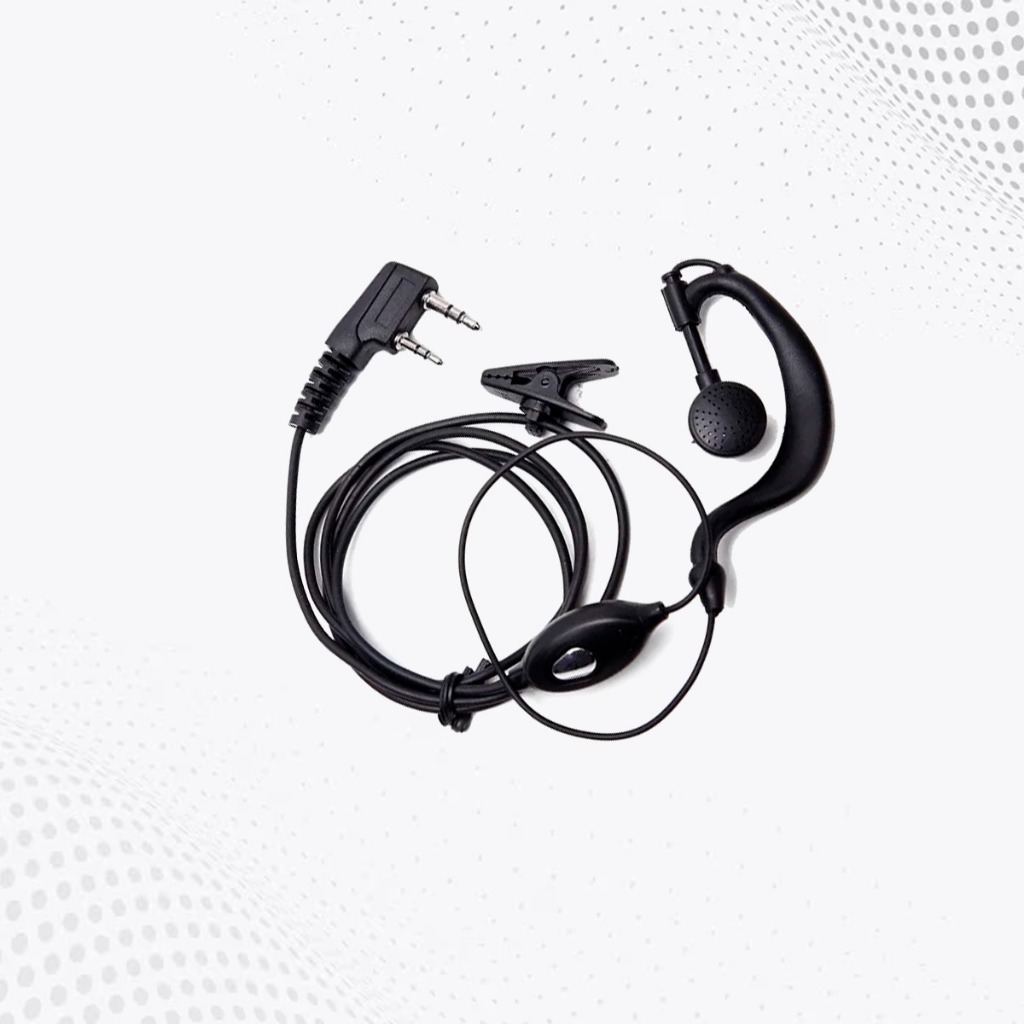 Fone De Ouvido Rádio Comunicador Baofeng 777s Kenwood Uv5r em Oferta na Shopee