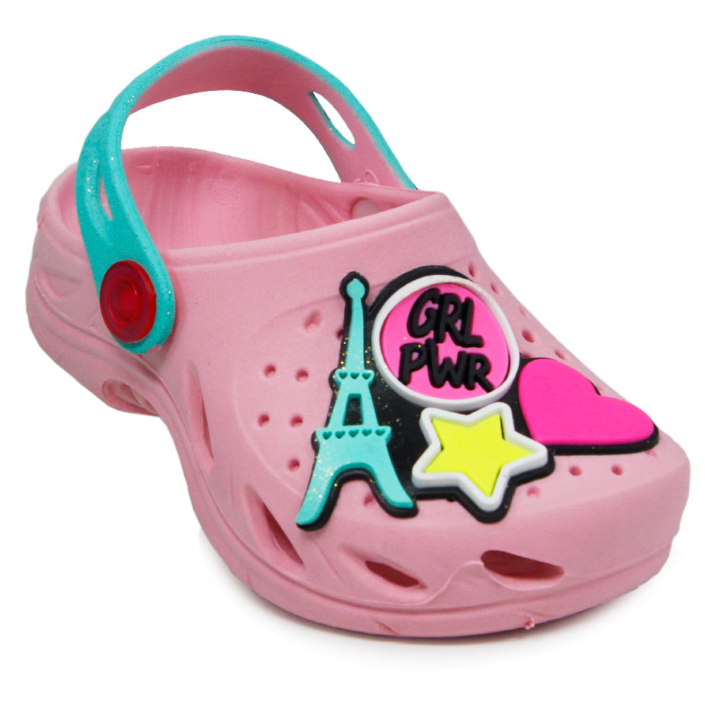 Babuche Menina Plugt Ventor Baby Girl Power Sandália Infantil Confortável Antiderrapante em Oferta na Shopee