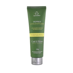 Grandha Vector Force Finalizador Curl & Wave Pepper Leave-in Stylizer 150g Cacheados e Crespos
