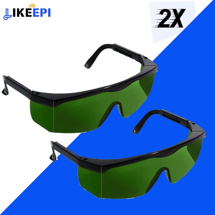 02 Unidades Óculos de Proteção Imperial RJ Proteplus CA 28018 – Verde