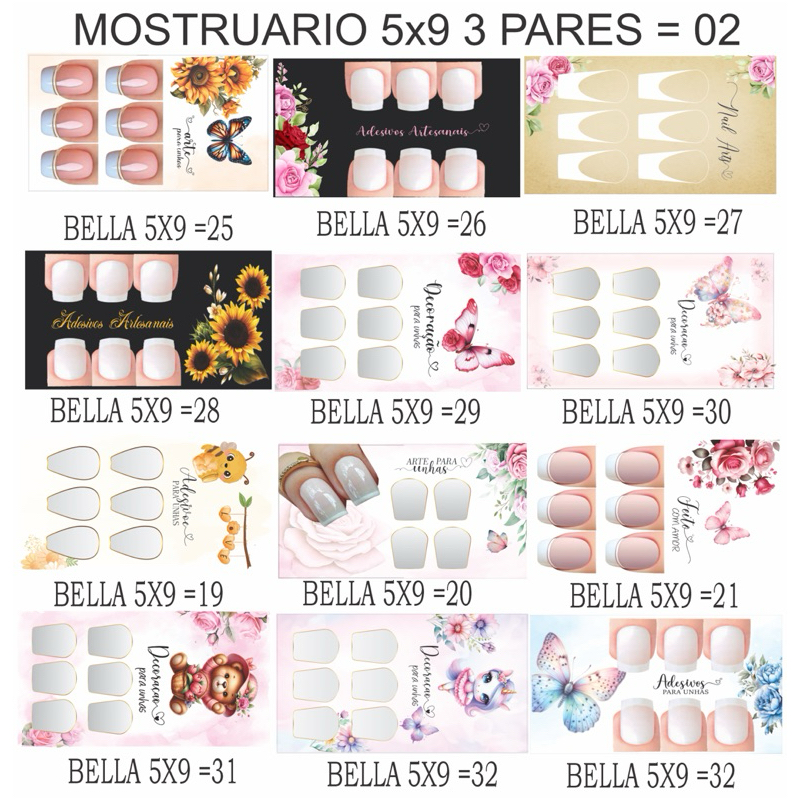 500 carteos couche 300g em Oferta na Shopee