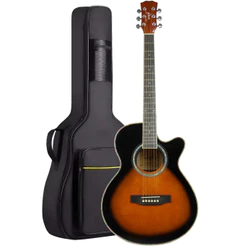 Violão Elétrico Bravo TF200 Aço Série Tuneful + Bag Luxo