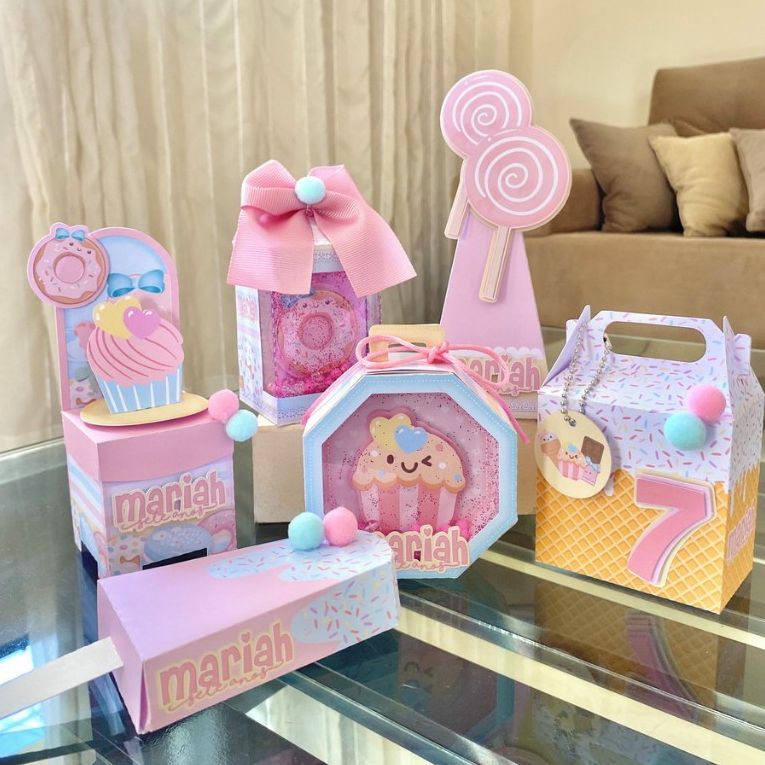 Personalizado Confeiteira ( Doceria ) - Kit Festa PEGUE E MONTE em Oferta na Shopee