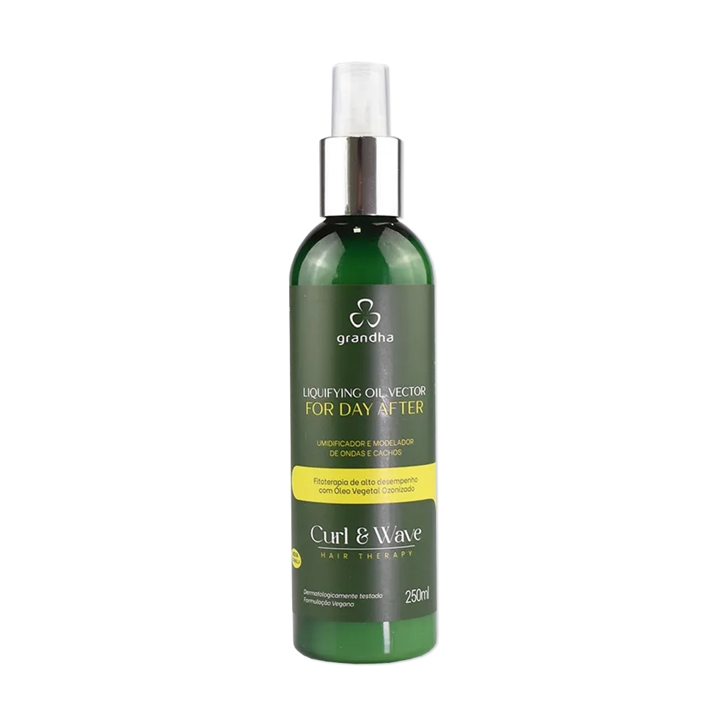 Grandha Curl & Wave Vector Force Liquifying Oil Vector For Day After 250ml Cacheados e Crespos em Oferta na Shopee