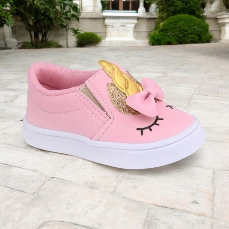 TENIS MENINA IAT  SLIP LUXO LANÇAMENTO  CALCE FACIL SAPATENIS UNICORNIO REF.16