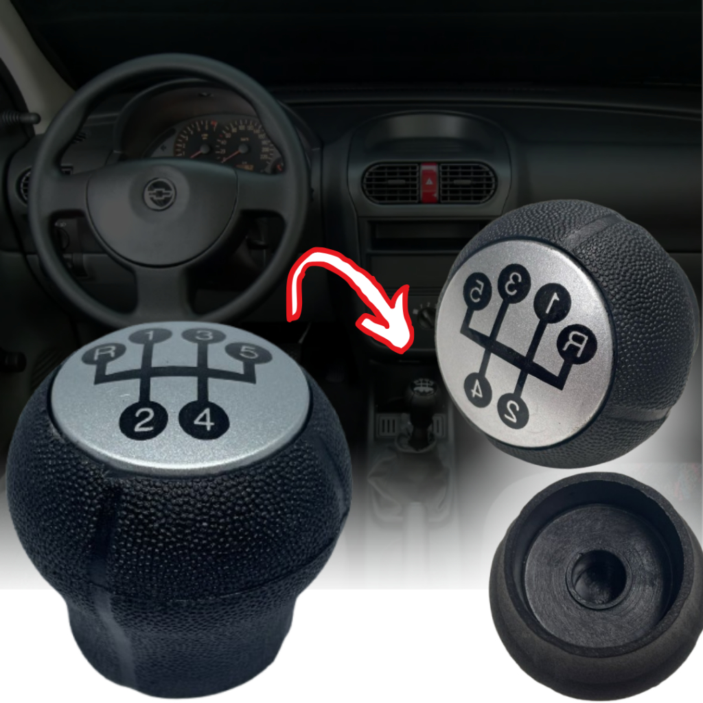 Bola Manopla Câmbio 5 Marchas Corsa Celta Prisma Montana Vectra - PRATA em Oferta na Shopee
