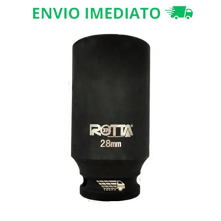 Soquete Profissional De Impacto 1/2pol. Sextavado Longo 28mm - Rotta em Oferta na Shopee