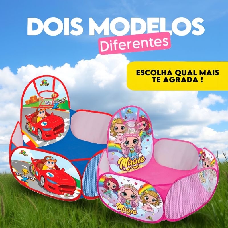 Piscina Infantil De Bolinhas Com Cestinha Bebê Menino Menina em Oferta na Shopee