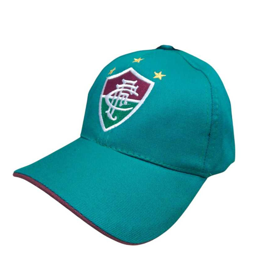 BONE DO FLUMINENSE ABA CURVADA VERDE — imagem 2 de 2