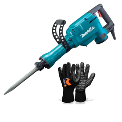 Martelo Demolidor 15kg Makita 1.510 Watts Hm1306 220v + Luva