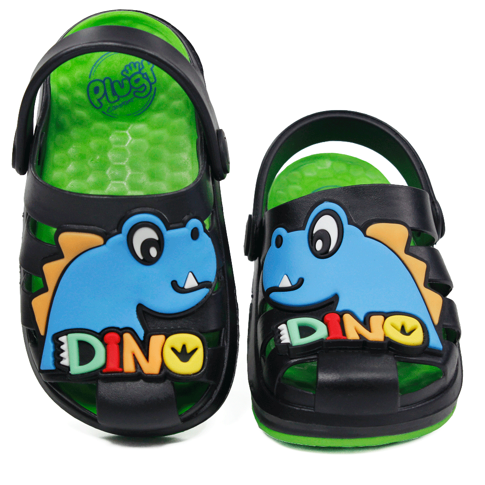 Babuche Infantil Plugt Pop Dinossauro Menino EVA Ultraleve Confortável Antiderrapante Chinelo Nuvem em Oferta na Shopee