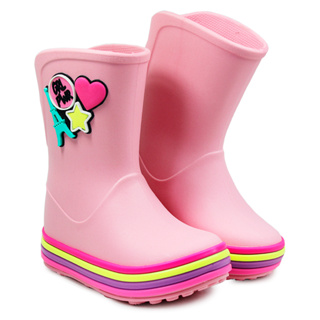Galocha Infantil Menina Bota Plugt Acqua Girl Power Rosa Balé Paris Leve Macio Fofo Confortável em Oferta na Shopee