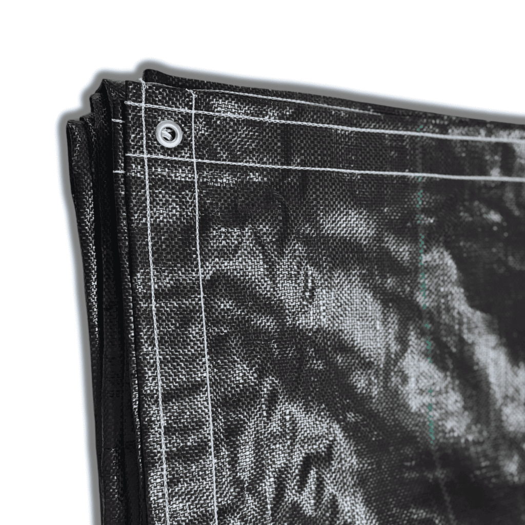 Tela Sombrite Proteção 100% 4X2M Com Bainha Ilhós Alumínio Toldo Sombreamento Cobertura Multiuso