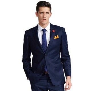 Terno Slim Masculino Completo Social + Calça + Blazer Traje Completo Elegante Festa Formatura