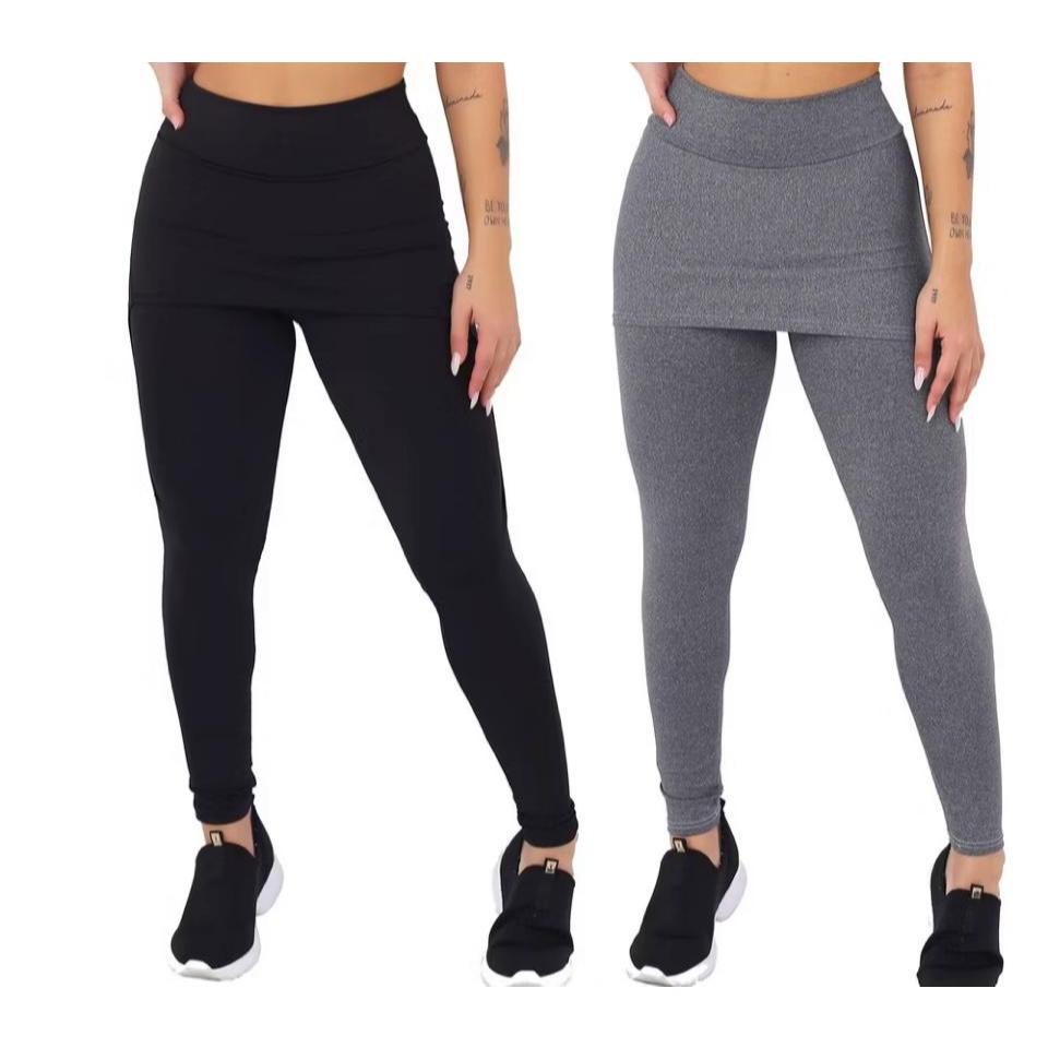 Calças Legging Tapa Bumbum Saia justa  Roupas Fitness Femininas Para Academia