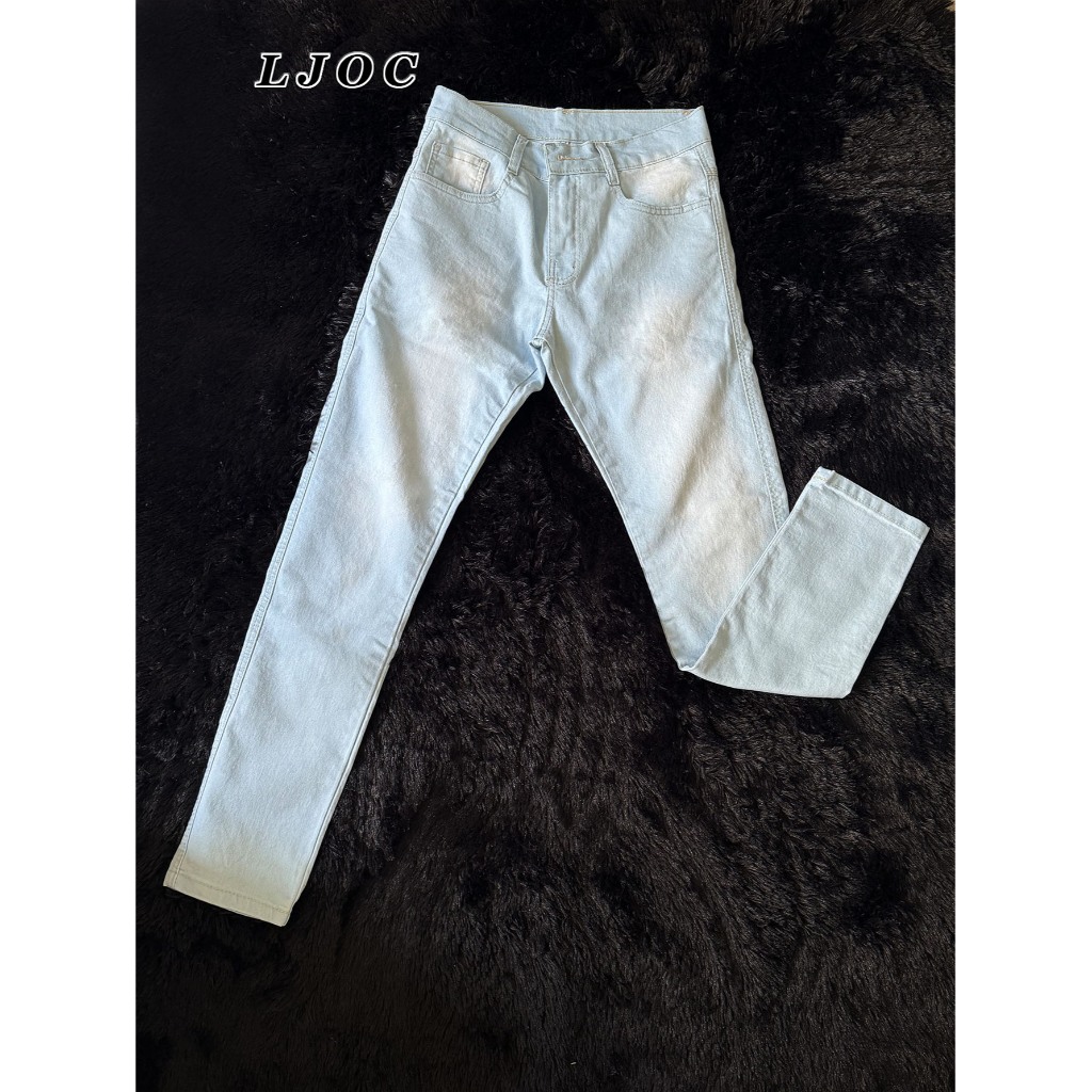 Calça Jeans Masculina Lavagem Azul Escuro Média  Clara   Modelo Básico em Oferta na Shopee