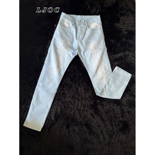 Calça Jeans Masculina Lavagem Azul Escuro Média  Clara   Modelo Básico em Oferta na Shopee
