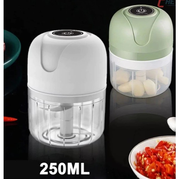 DAGUAN Moedor Alho Elétrico 250ml Sem Fio Cortador De Legumes Triturador De Alimentos Cozinha em Oferta na Shopee