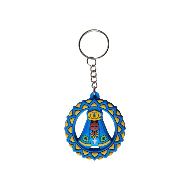 Chaveiro Emborrachado Nossa Senhora Aparecida Lembranca Presente Santa Maria Artigos Religiosos