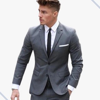Terno Masculino de Microfibra Slim Leve, Confortável e Elegante Tecido Premium Alta Costura
