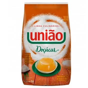 Kit 3 Açúcar Refinado Granulado União Doçúcar 1kg