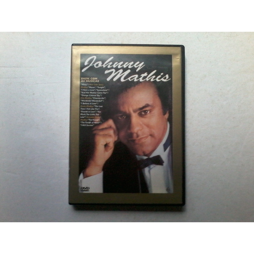 dvd Johnny Mathis - inclui os sucessos Tonight e Somewhere