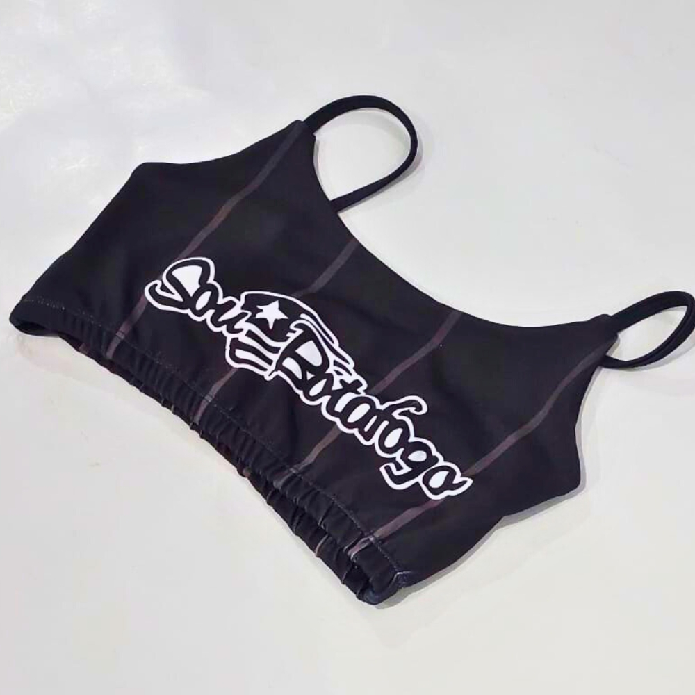 Top Cropped Fitness Strappy Personalizado modelos diversos Fogão BOTAFOGO
