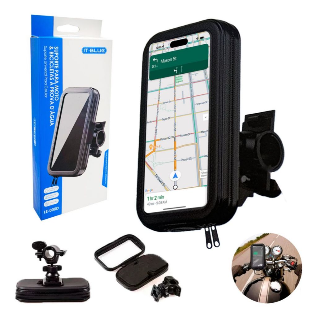 Suporte de Celular para Moto a Prova D'Água com Carregador: Onde Comprar | BuscaProdutos