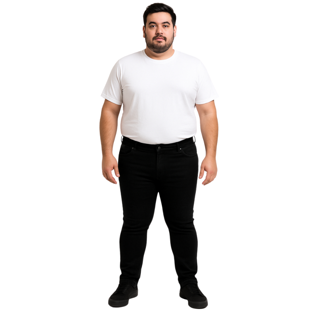 Kit Com até 2 Calças Jeans Masculina Plus Size 48 ao 56 C/ Lycra Envio Imediato
