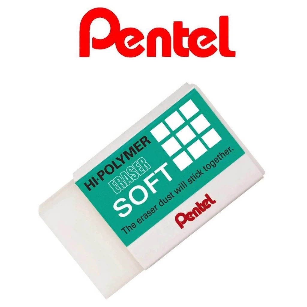 Borracha Pentel Hi-polymer Soft - ZES: 05E ou 08E