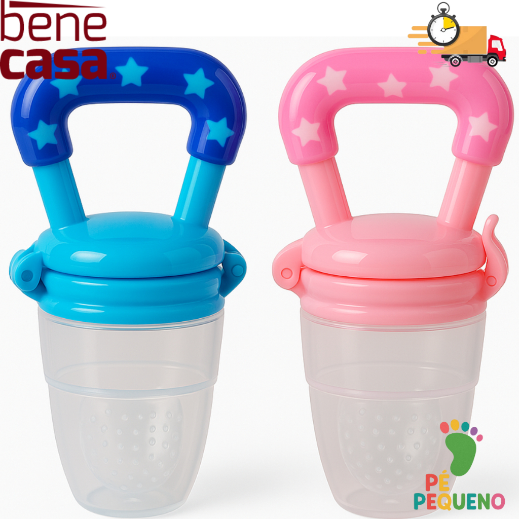 Alimentador chupeta porta frutas para bebê silicone introdução alimentar infantil alívio Dentição