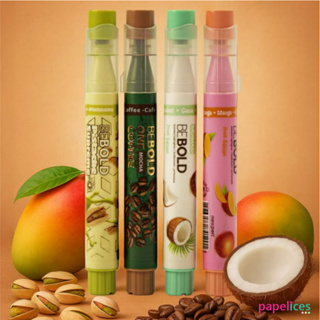 Marca-Texto com Cheirinho Be Bold Newpen | Camarão, Alho, Bacon, Pistache, Café, Coco, Manga, Pipoca, Cola, Guaraná... em Oferta na Shopee