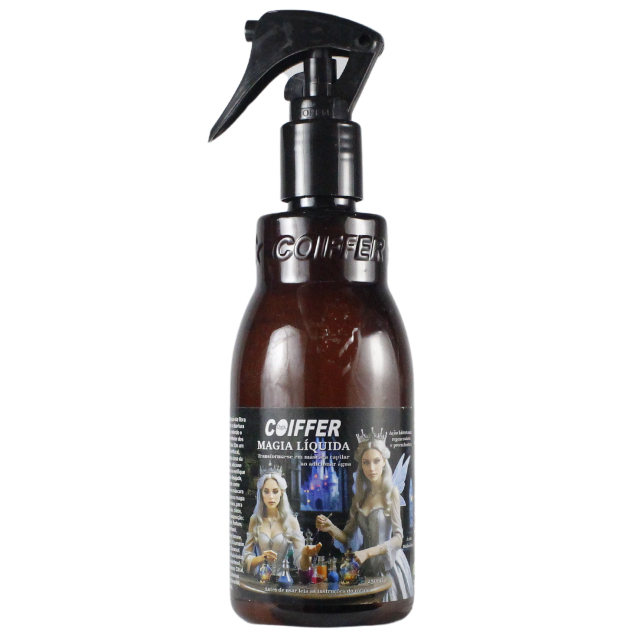 MAGIA LIQUIDA COIFFER 250ML (Produto 3 em 1, Leave-in/Máscara/Creme de Pentear)