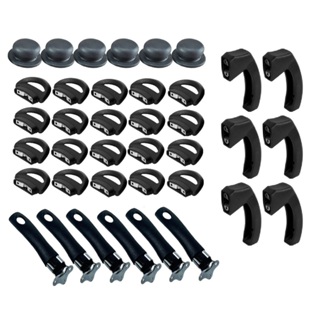 Pegador Pomel Cabo Leiteira Alça De Panela Kit Com 38 Pçs em Oferta na Shopee