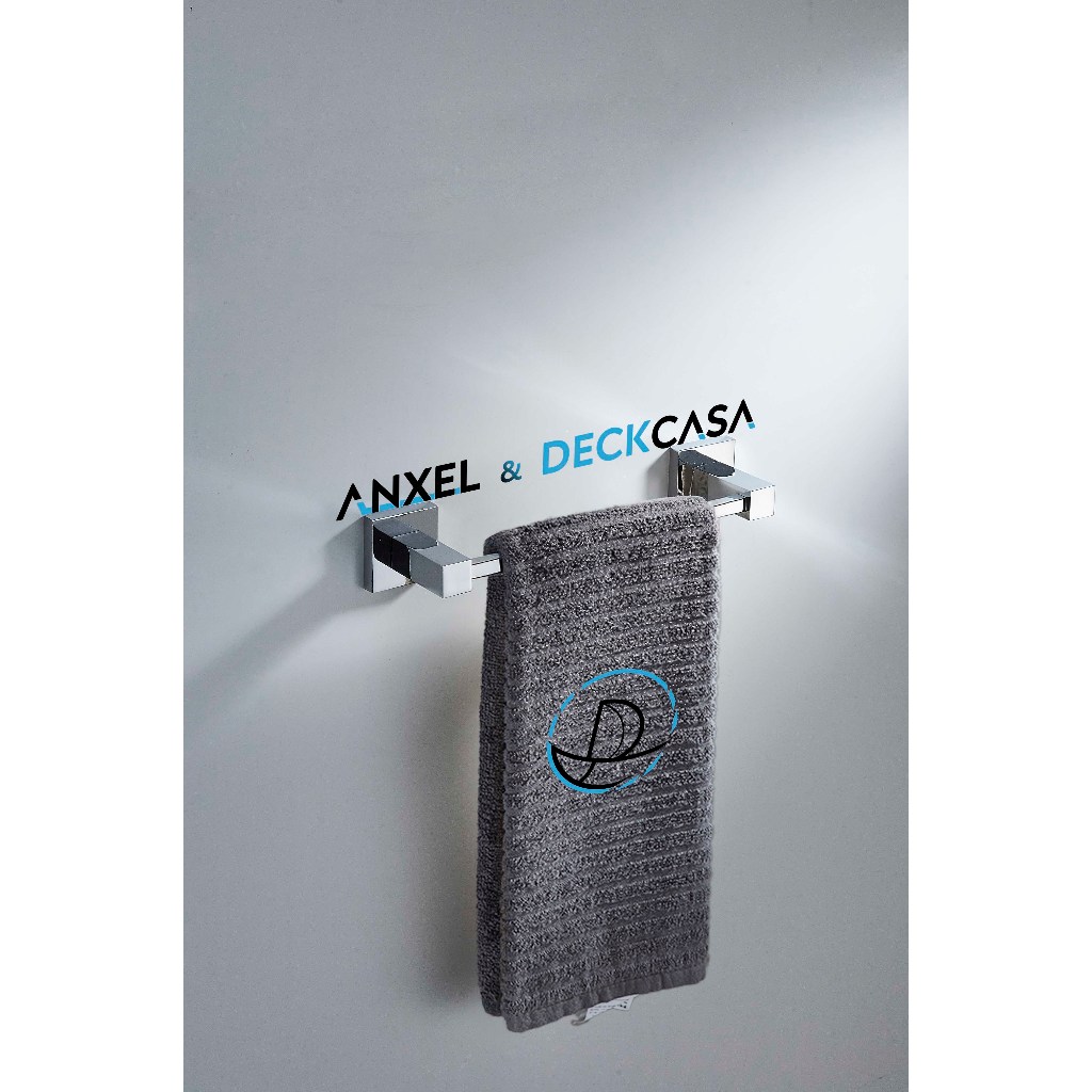 Suporte Porta Toalha De Rosto Banheiro Toalha Barra Quadrada 30cm 60cm Metal Inox Luxo