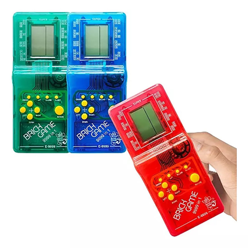 Mini Game Classic Brick Game Portátil 9999 Jogos em 1 - WELLMIX
