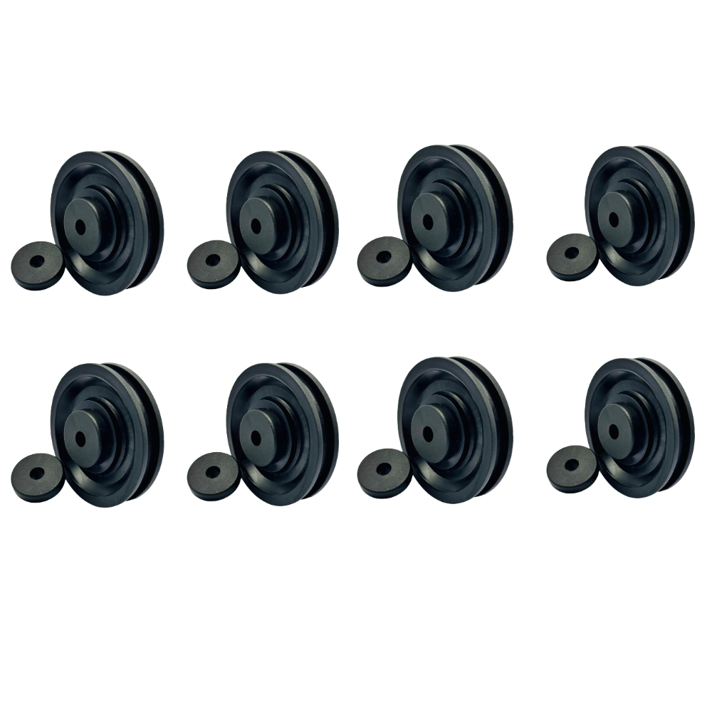 Kit 8 Roldanas 100mm P/ Aparelho De Academia Com Rolamentos em Oferta na Shopee