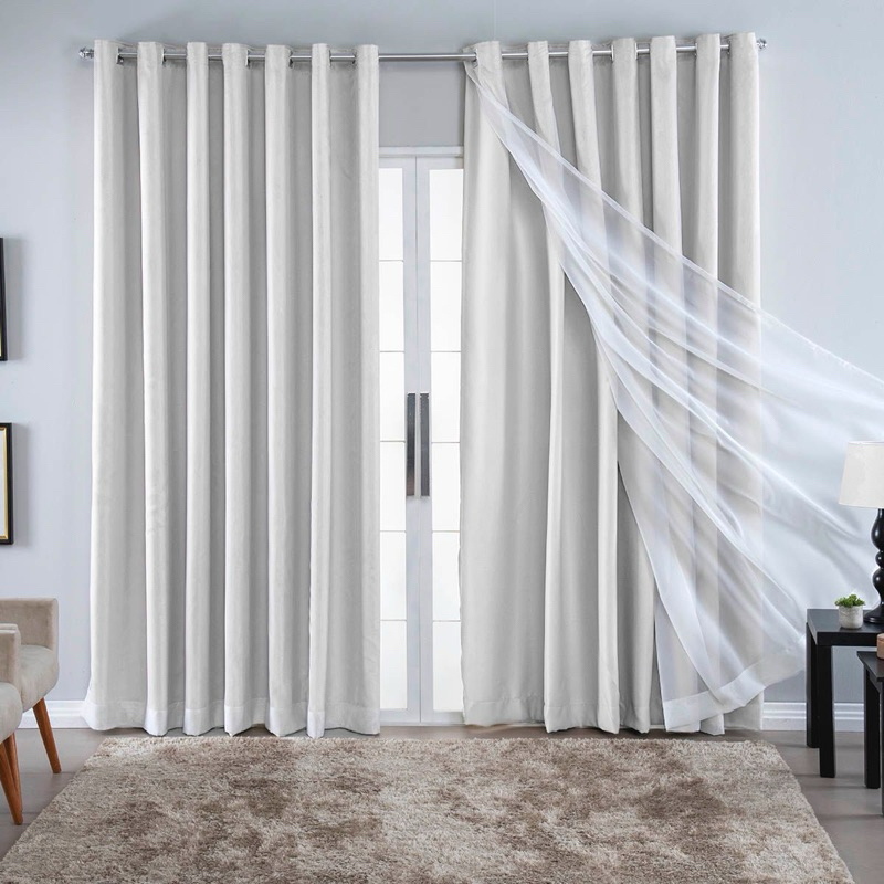 Cortina de Voal Blackout 100% Corta Luz 2,80m x 2,70m / 2,80m x 1,70m Cores Variadas