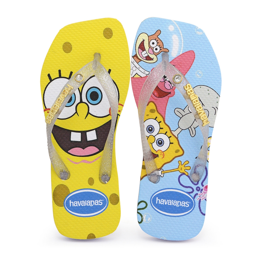 Chinelo infantil Menina Personalizado Bob Esponja Desenhos Feminino Infantil Criança de Personagens capivara Promoçao.