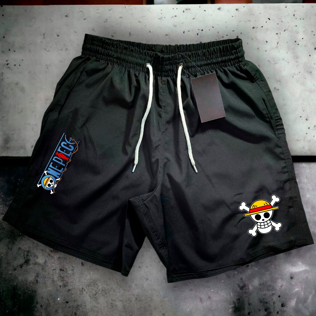 Bermuda Mauricinho Tactel Basquete Skate Corrida - One Piece 02 - Ecommerce