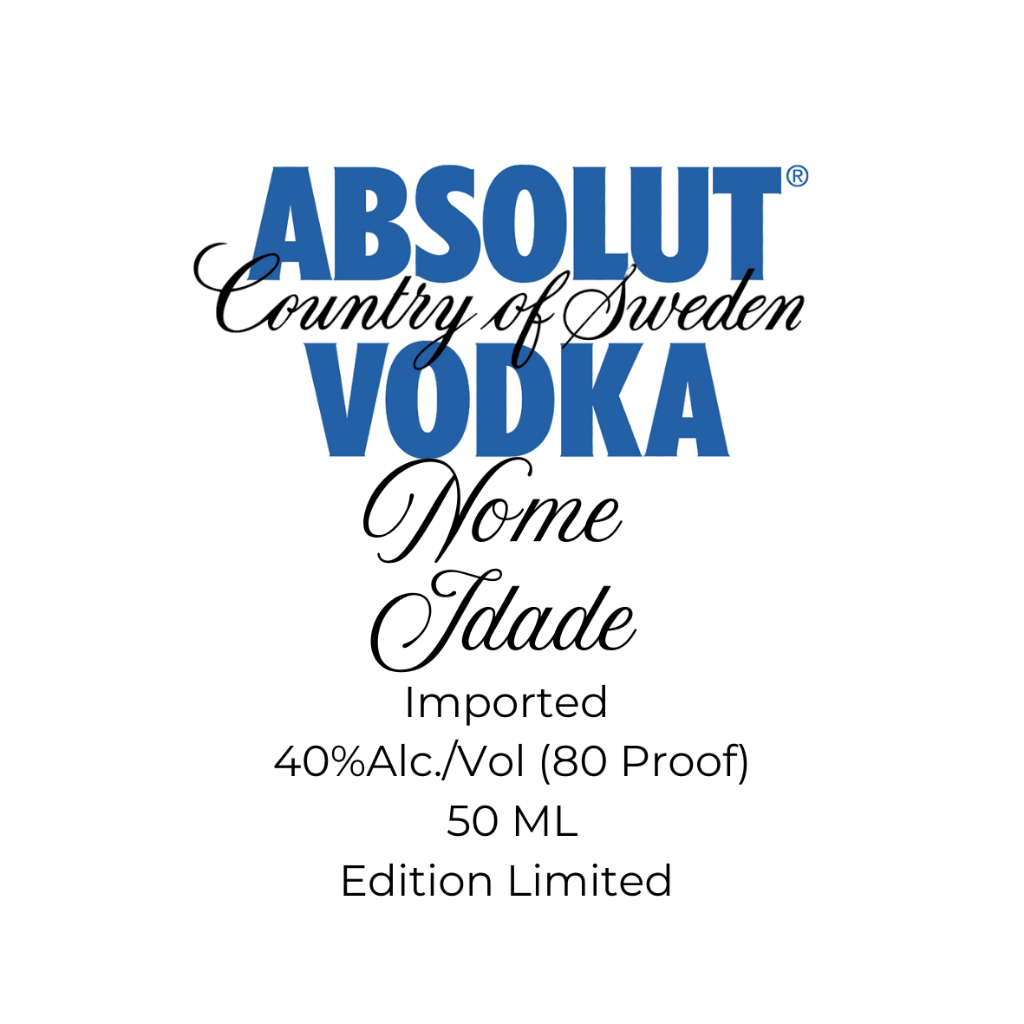 100 Adesivos Garrafinha 50ml Vodka Kit Ressaca Boteco - Etiqueta em Oferta na Shopee