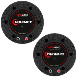 Kit 2 Driver Taramps SFD 4300 150W RMS 8 Ohms Fenólico Corneta 7Driver