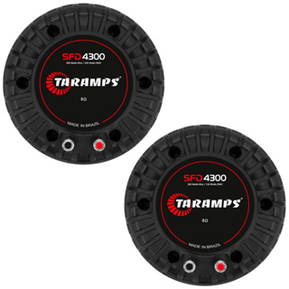 Kit 2 Driver Taramps SFD 4300 150W RMS 8 Ohms Fenólico Corneta 7Driver em Oferta na Shopee