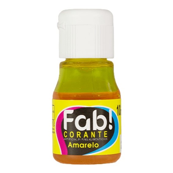 Corante Liq Fab 10ml Amarelo