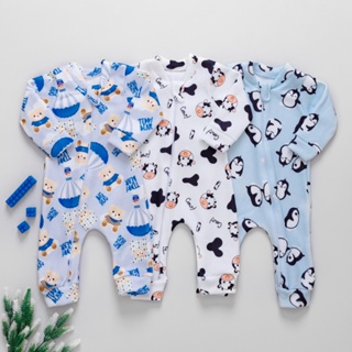 Macacão Soft Bebê Antialérgico Longo com Zíper Premium em Oferta na Shopee