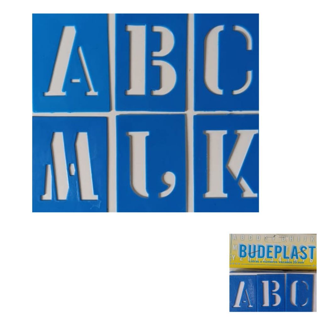 Letras e Números Vazados Molde Pintura 25 mm 35 mm 45 mm 55 mm 65 mm 75 mm 36 Peças em Oferta na Shopee