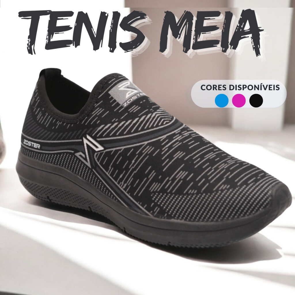 Tênis Casual Masculino Esportivo | Conforto e Estilo,Malha Flexível | 34 ao 43 | Entrega Rápido