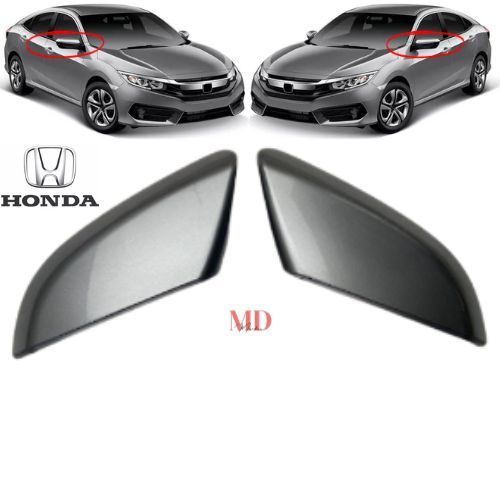 Capa Retrovisor Honda Civic G10 2017 A2023 Cinza Iridium