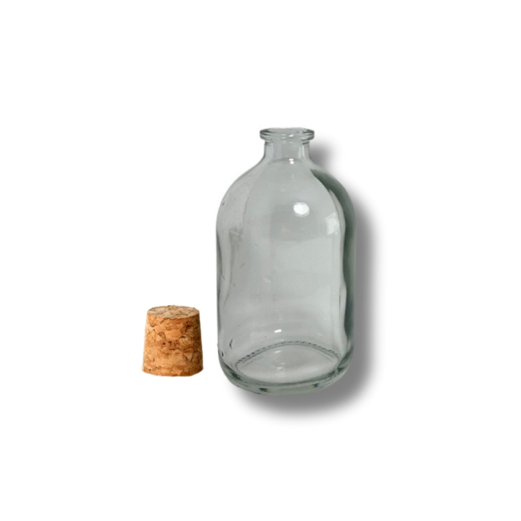 FRASCO PENICILÍNA 100 ML CRISTAL B.20 + ROLHA