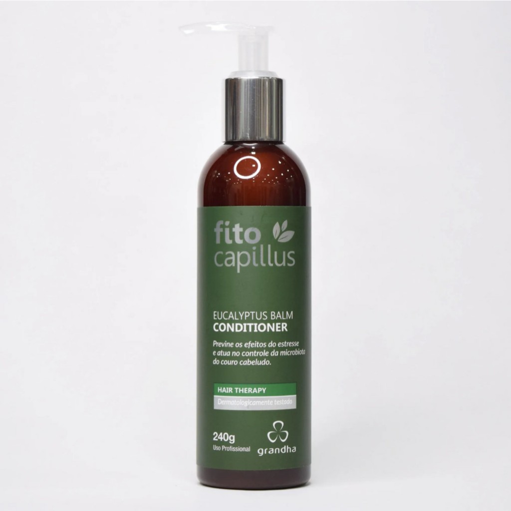 Grandha Eucalyptus Balm Conditioner Fito Capillus para Couro Cabeludo Sensível Balm 240g